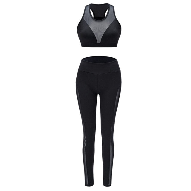 Womens Black Activewear Gym Outfit Push Up Yoga Suit With Sports Bra And  Leggings And Leggings For Fitness And Pilates From Percivally, $21.78